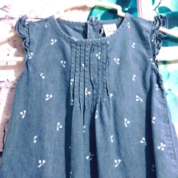 CARTER'S KIDS COTTON SNAP CROTCH JUMPER (HAS SMALL HOLE) - Picture 7 of 11